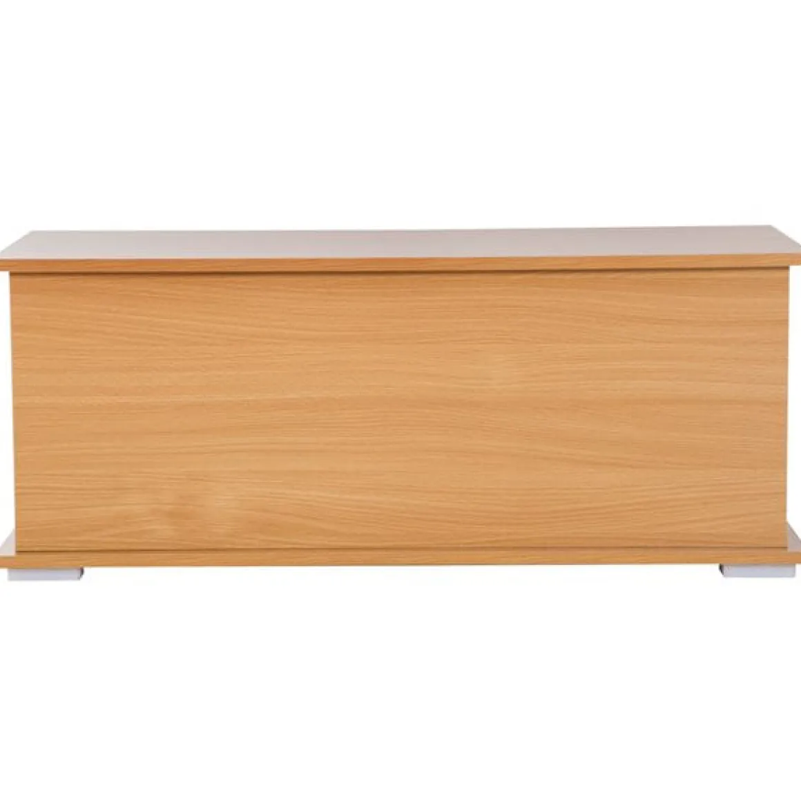 Baúl Homcom madera natural 40x100x40 cm