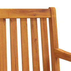 Banco balancín Tórtola madera maciza de acacia 97x110x58,5 cm