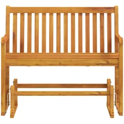 Banco balancín Tórtola madera maciza de acacia 97x110x58,5 cm