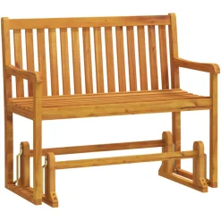 Banco balancín Tórtola madera maciza de acacia 97x110x58,5 cm
