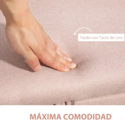 Banco de almacenaje Lina Homcom tapa abatible 44,5x101x38,5 cm