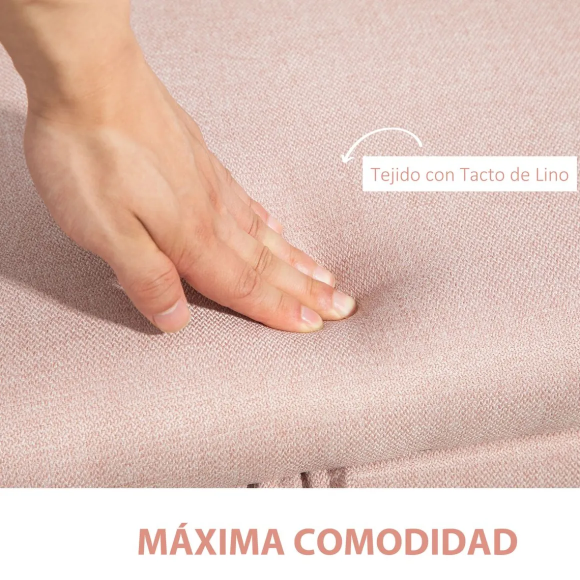 Banco de almacenaje Lina Homcom tapa abatible 44,5x101x38,5 cm
