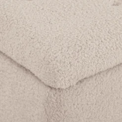 Banco de almacenaje Macarena Homcom tapa abatible gris 45x95x38 cm