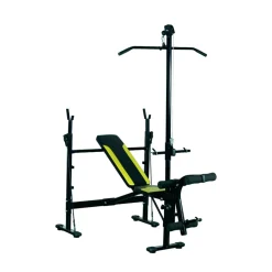 Banco de pesas Homcom 3 posiciones negro 202x110x175 cm