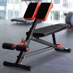 Banco musculación multifuncional para entrenamiento completo 64x146x73.5-85 cm