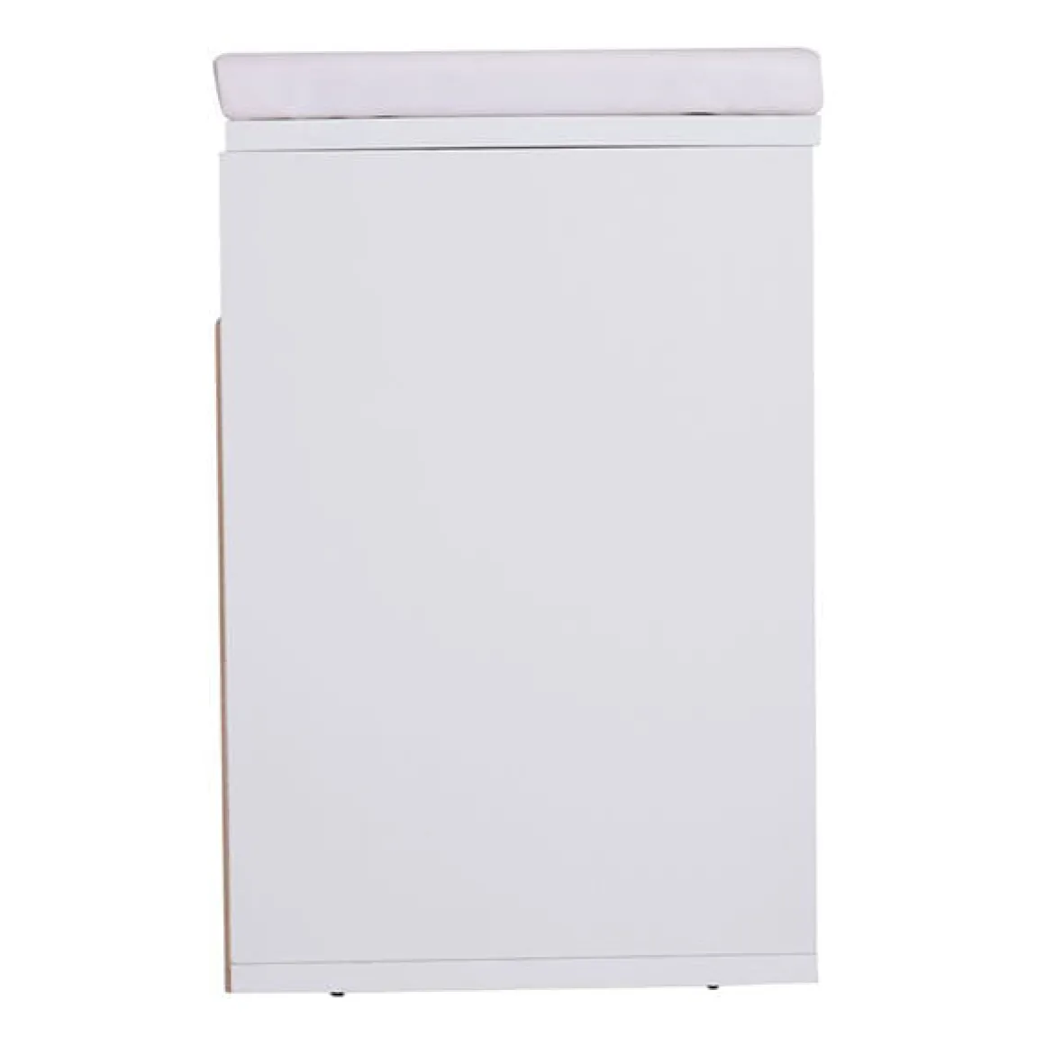 Banco zapatero 3 estantes madera blanco 47x80x30 cm