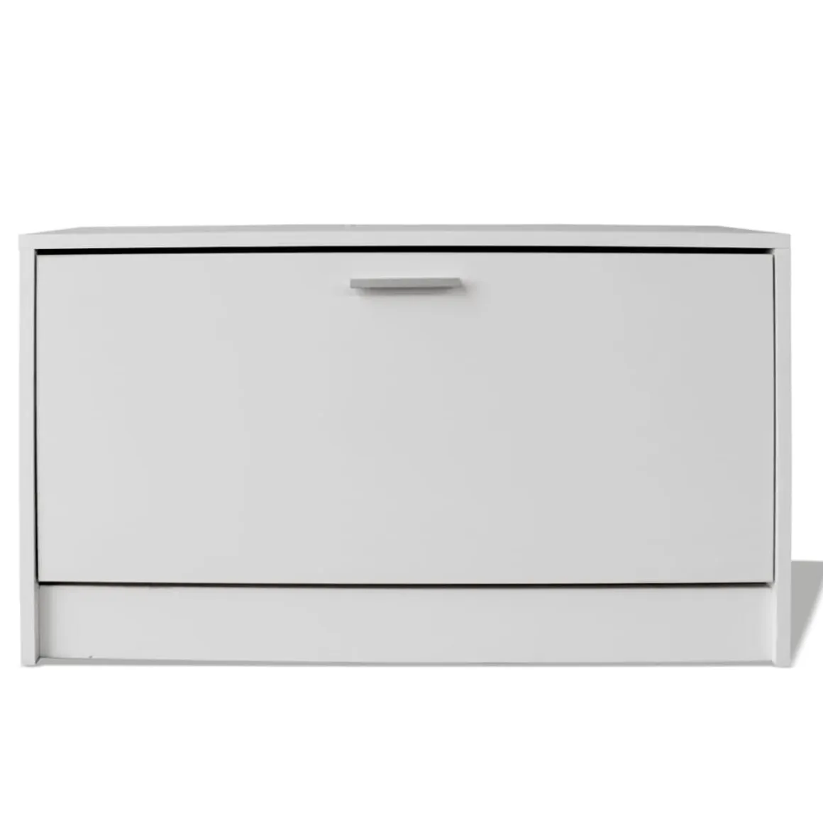 Banco zapatero 1 puerta 6 pares blanco 45x80x24 cm