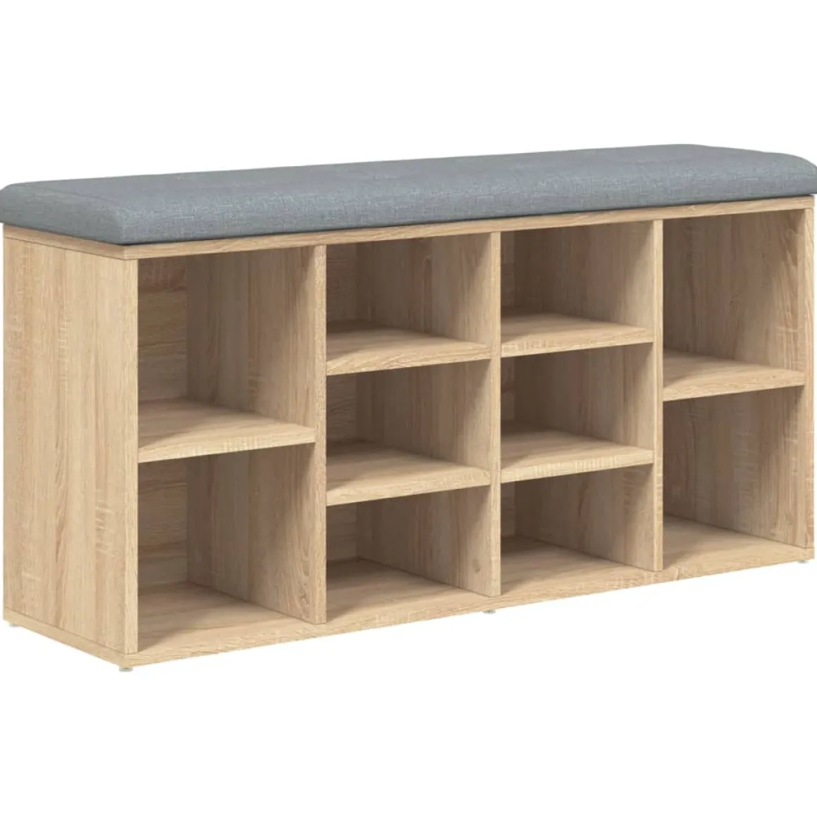 Banco zapatero Hermes 10 módulos + asiento acolchado 50x102x32 cm