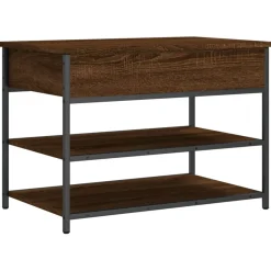 Banco zapatero Lovi con 2 estantes inferiores 50x70x42,5 cm