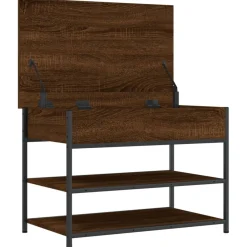 Banco zapatero Lovi con 2 estantes inferiores 50x70x42,5 cm