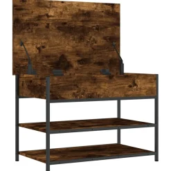 Banco zapatero Lovi con 2 estantes inferiores 50x70x42,5 cm