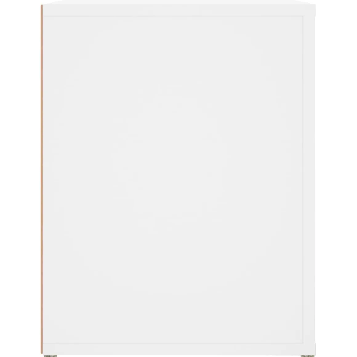 Banco zapatero Macarena 2 estantes blanco 45x100x35 cm