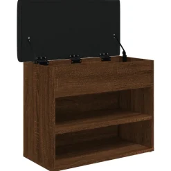 Banco zapatero Penny asiento + baúl + 2 estantes 50x62x32 cm