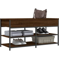 Banco zapatero Urma 2 estantes 50x100x42,5 cm