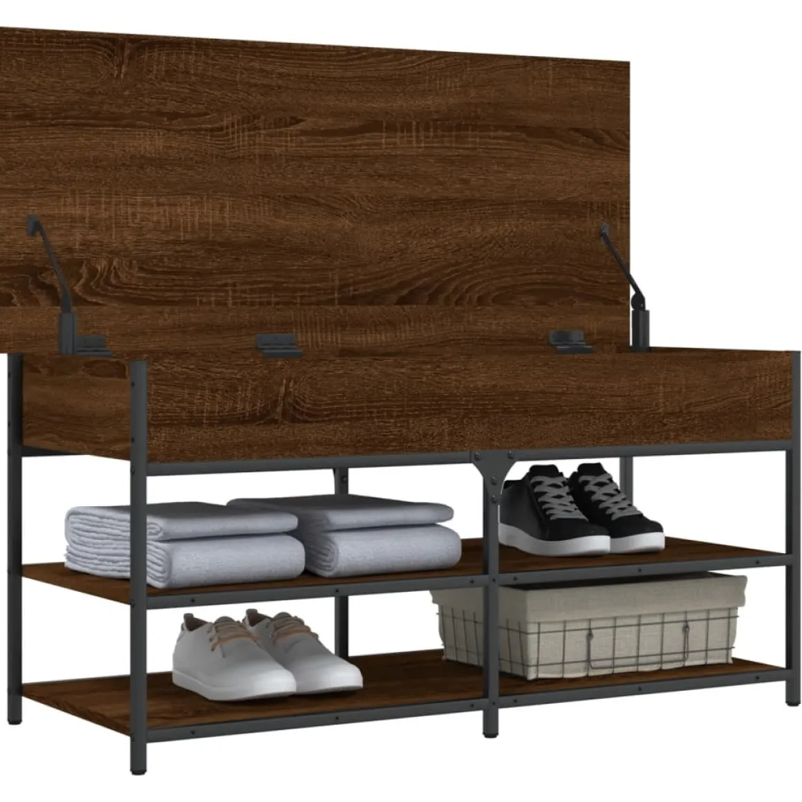 Banco zapatero Urma 2 estantes 50x100x42,5 cm