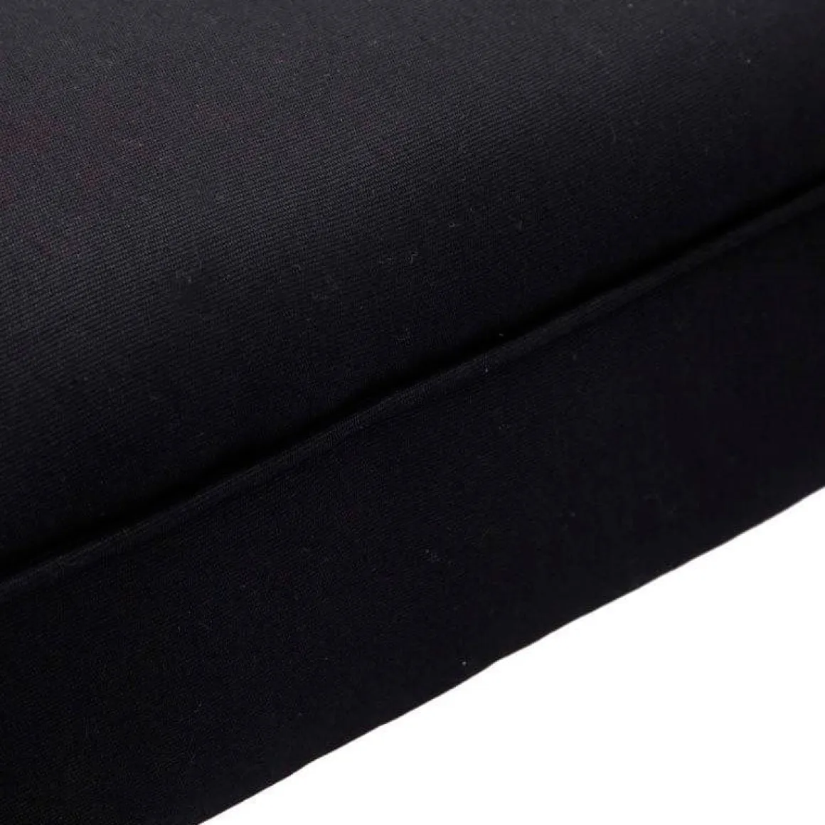 Banqueta Homcom acolchada negro 51x102x31 cm