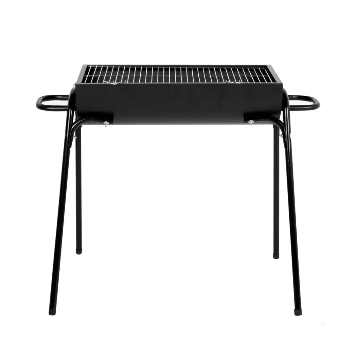 Barbacoa de carbón Aktive con asas negro 71x63x33 cm