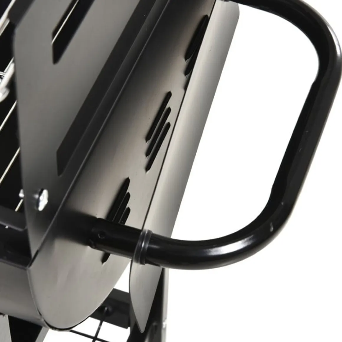 Barbacoa de carbón Outsunny 2 parrillas negro 96x90x45 cm