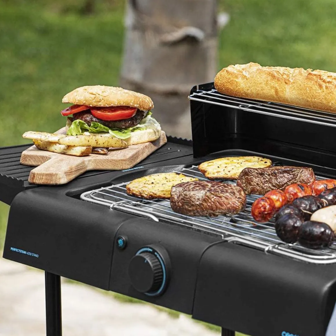 Barbacoa eléctrica Cecotec PerfectSteak 4250 Stand 2400 W negro