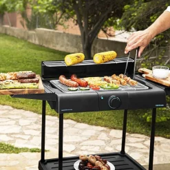 Barbacoa eléctrica Cecotec PerfectSteak 4250 Stand 2400 W negro