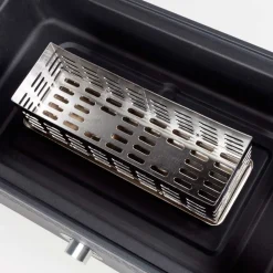 Barbacoa portátil sin humos Aktive Barbecue forma rectangular negro