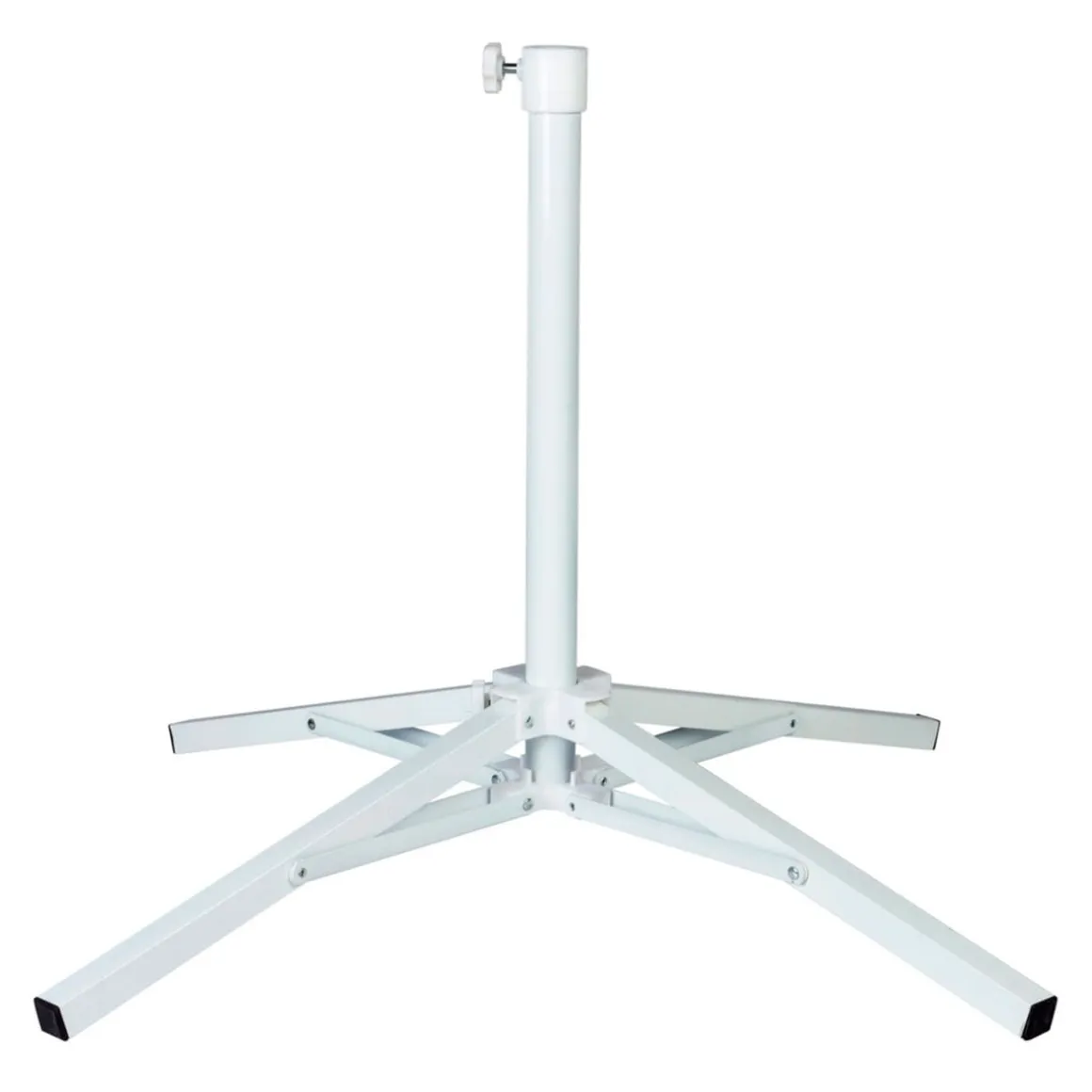 Base de sombrilla Aktive Garden plegable 4 patas 25/32mm blanco Ø65x60,5 cm