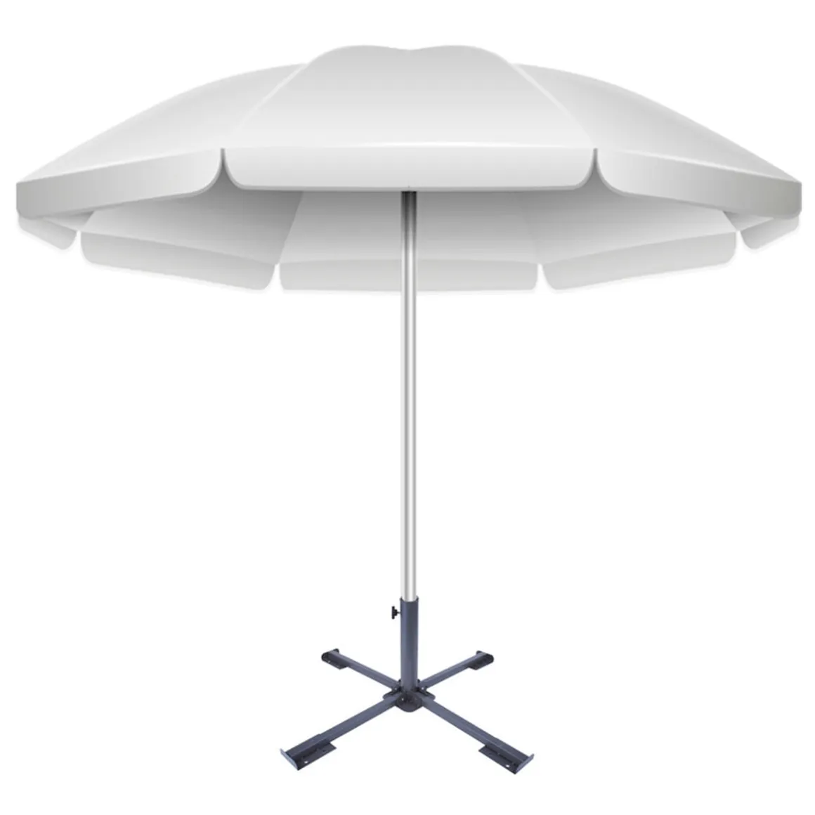 Base de sombrilla Aktive Garden en cruz 4 patas 38/50mm negro Ø86x34 cm