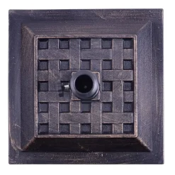 Base de sombrilla Outsunny rectangular negro 33x44x44 cm