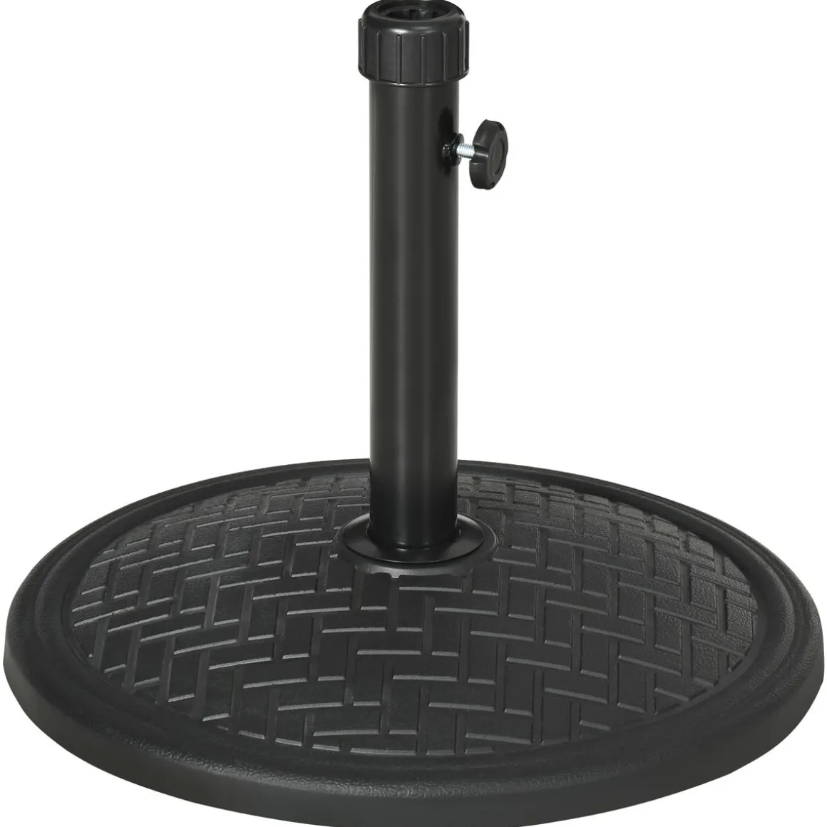 Base de sombrilla Outsunny 32/38 mm negro Ø46x34 cm
