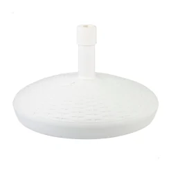 Base para sombrilla Aktive Garden forma circular 30kg blanco 35xØ58 cm