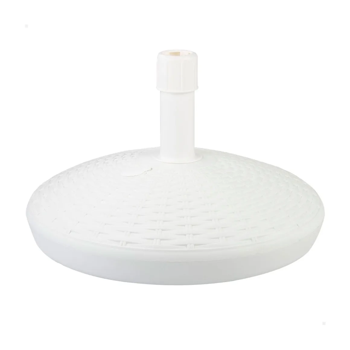 Base para sombrilla Aktive Garden forma circular 30kg blanco 35xØ58 cm