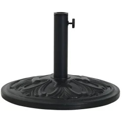 Base para sombrilla Nina Outsunny 35/38/48 mm negro Ø48 cm