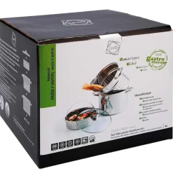 Batería de cocina 4 piezas Gastro Fresh Quid acero inoxidable Ø22 cm