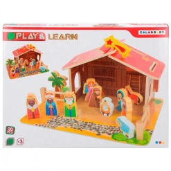 Belén de madera 20 piezas +36 meses