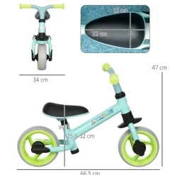 Bicicleta sin pedales Daisy Aiyaplay +18M altura ajustable 47x66,5x34 cm