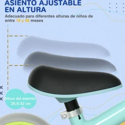 Bicicleta sin pedales Daisy Aiyaplay +18M altura ajustable 47x66,5x34 cm