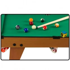 Billar americano de sobremesa CB Games con accesorios +6A verde/marrón 15x62x36 cm