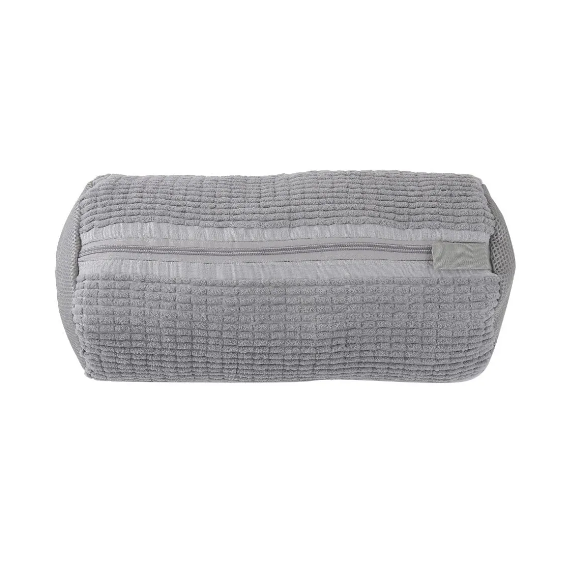 Bolsa para lavar zapatos con cremallera gris