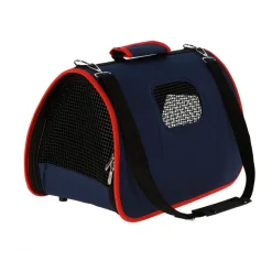 Bolsa transportín pequeñas mascotas con asa 25x25x43 cm