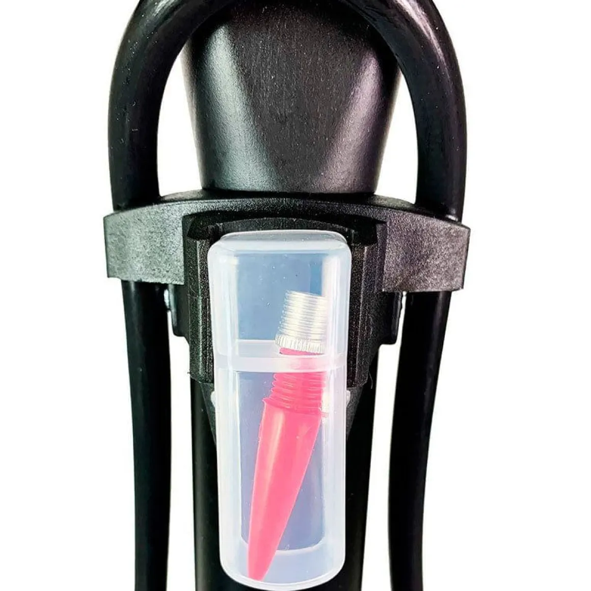 Bomba para bicicleta Dunlop con manómetro 6 bares negro 61,5x20,5 cm