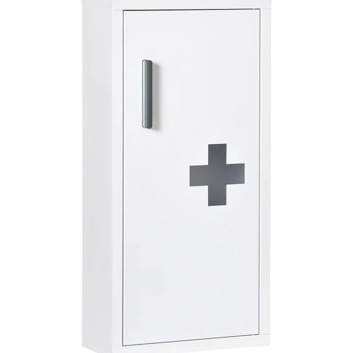 Botiquín Kleankin 3 compartimentos con puerta magnética blanco 60x30x12 cm
