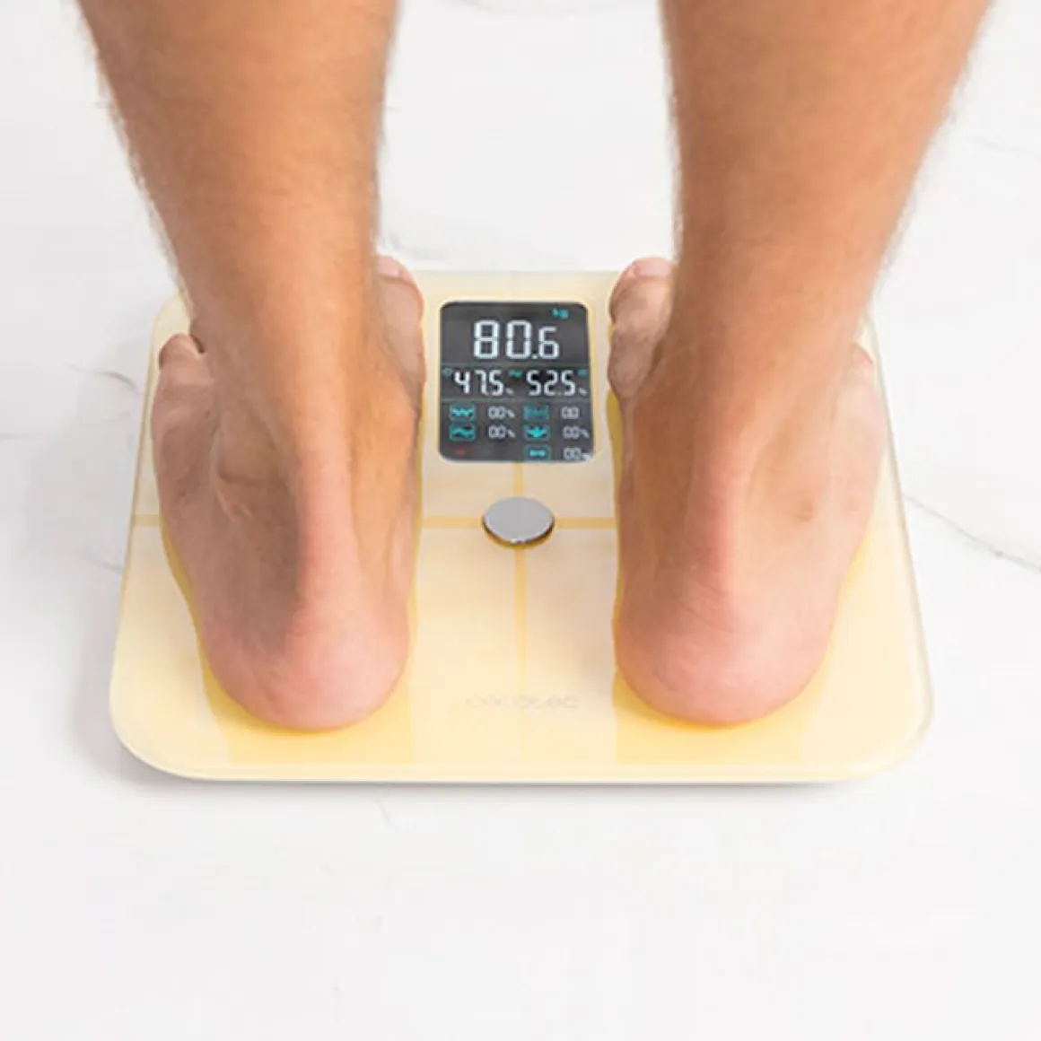Báscula de baño Cecotec Surface Precision 10400 Smart Healthy Vision 600mAh Bluetooth/App