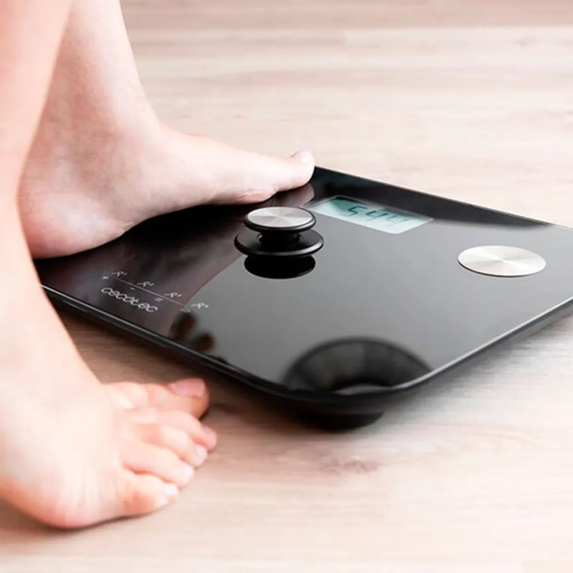 Báscula de baño Cecotec Surface Precision EcoPower 10100 Full Healthy pantalla LCD