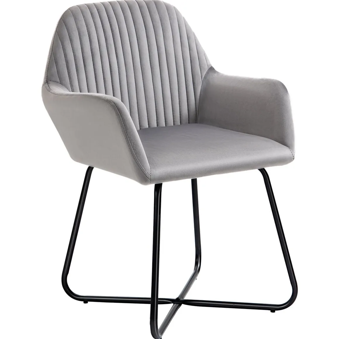 Butaca Daisy Homcom base cruzada 85x60x56,5 cm