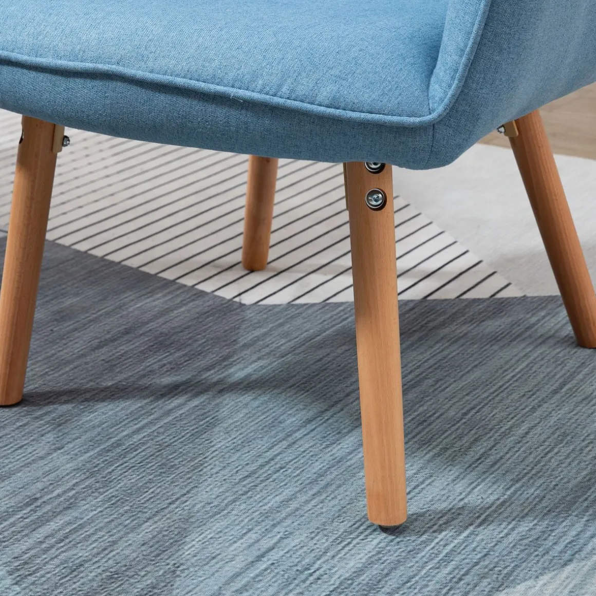 Butaca Dolgran Homcom respaldo alto con reposabrazos 101x71x76 cm