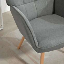Butaca Dolgran Homcom respaldo alto con reposabrazos 101x71x76 cm