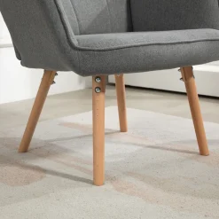Butaca Dolgran Homcom respaldo alto con reposabrazos 101x71x76 cm