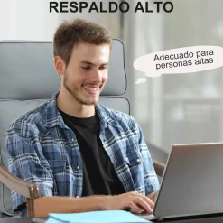 Butaca Elia Homcom respaldo alto 105x63,5x83 cm