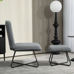 Butaca Mistral Homcom con reposapiés 91x68x71 cm