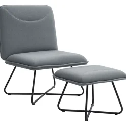 Butaca Mistral Homcom con reposapiés 91x68x71 cm